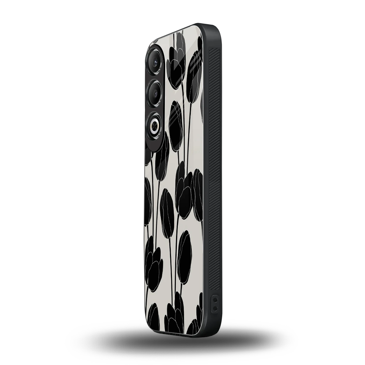 Midnight Rose oneplus nord ce 4 mobile cover | shockproof glass phone case