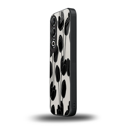 Midnight Rose oneplus nord ce 4 mobile cover | shockproof glass phone case