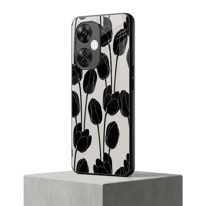 Midnight Rose oneplus nord ce 3 lite mobile cover | shockproof glass phone case