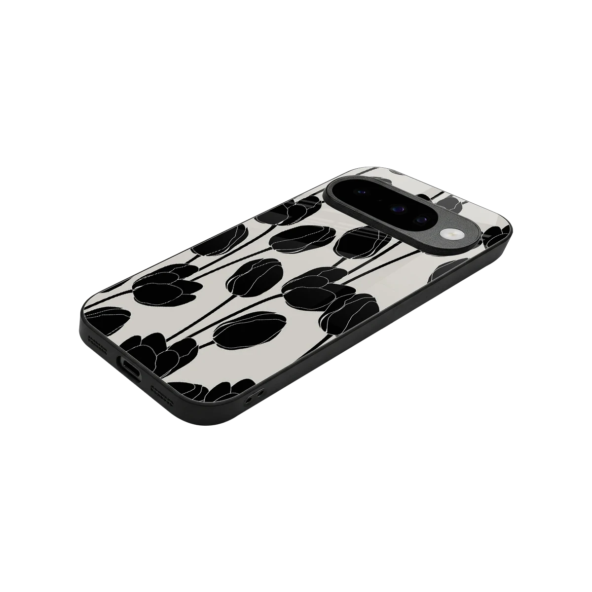Midnight Rose stylish phone case for google pixel 10 | glossy glass and slim fit