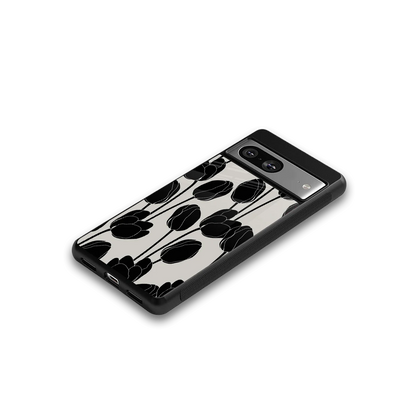 Midnight Rose google pixel 8 mobile cover | shockproof glass phone case