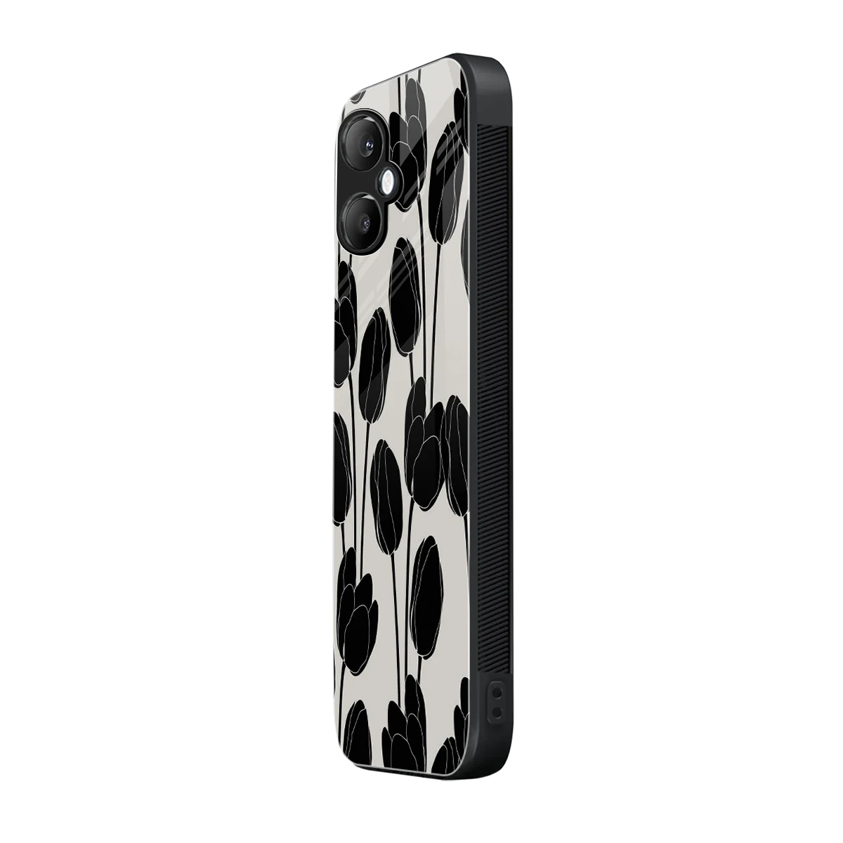 Midnight Rose samsung galaxy a06 5g mobile cover | shockproof glass phone case