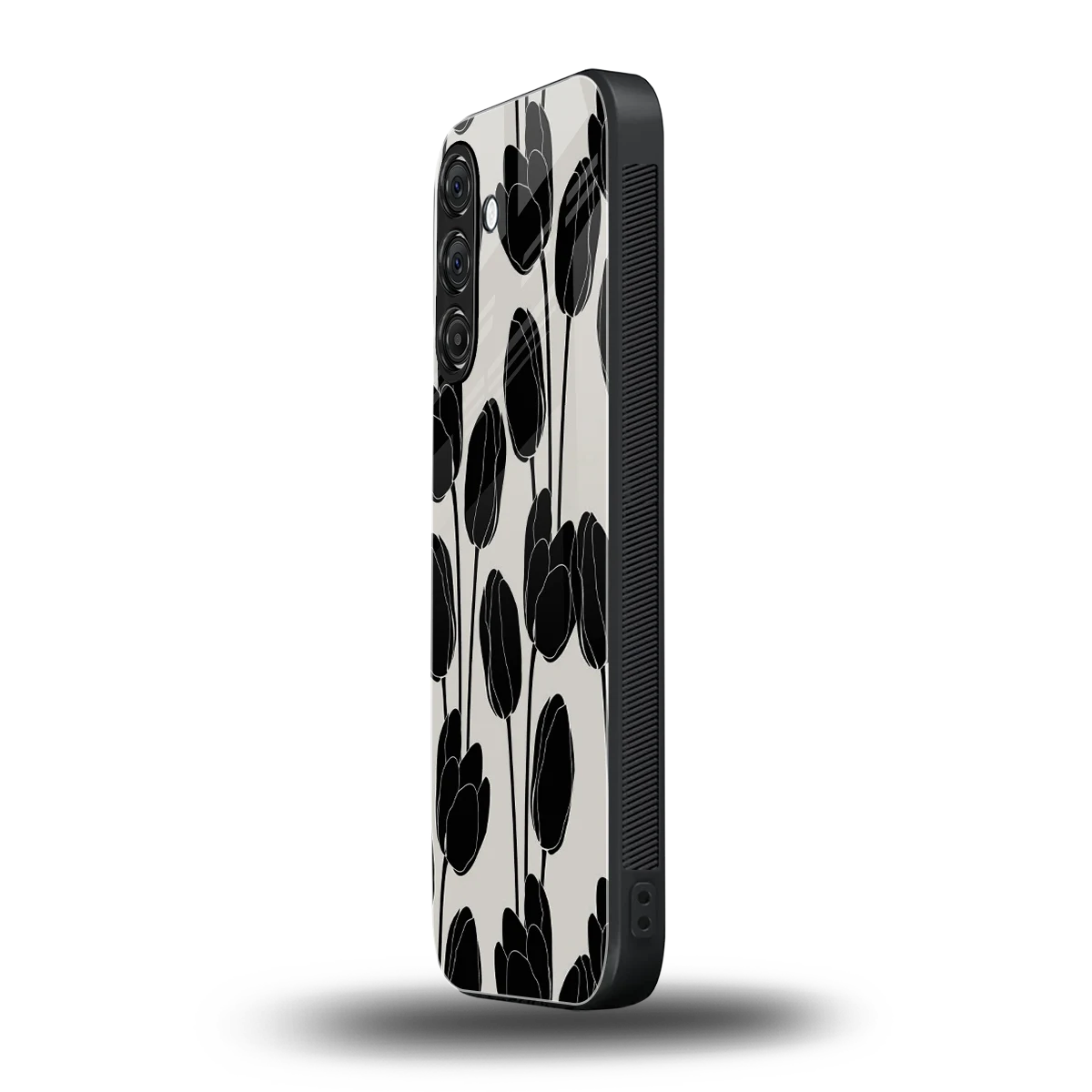 Midnight Rose samsung galaxy a16 5g mobile cover | shockproof glass phone case