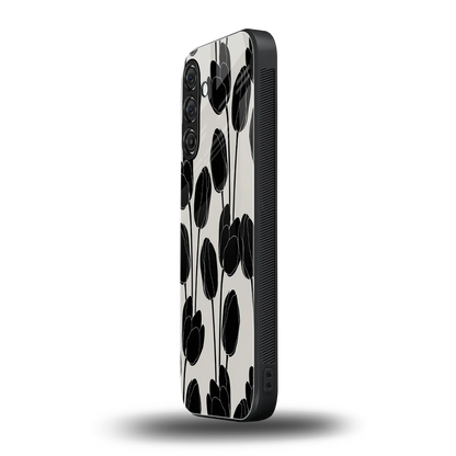 Midnight Rose samsung galaxy a16 5g mobile cover | shockproof glass phone case