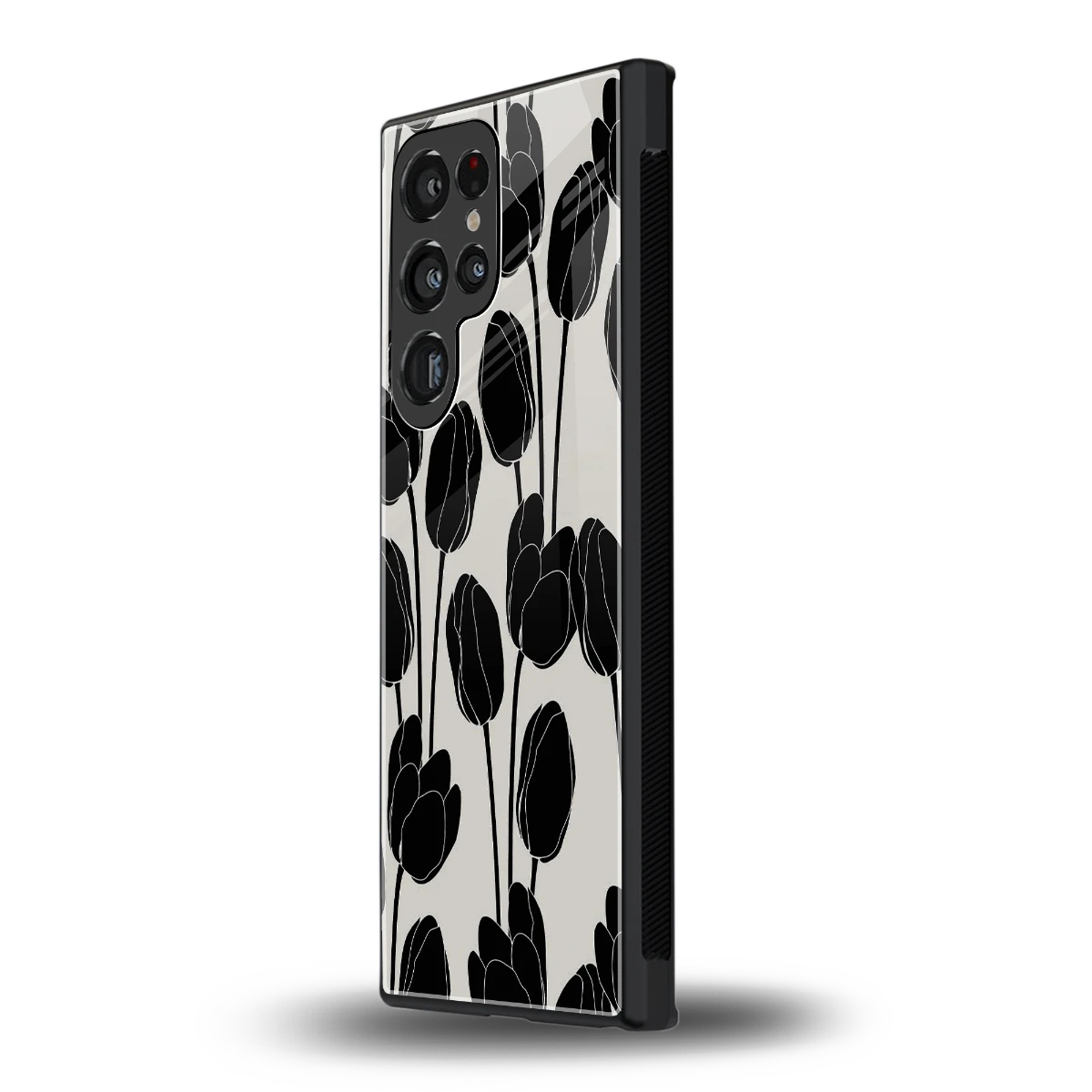 Midnight Rose samsung galaxy s23 ultra mobile cover | shockproof glass phone case