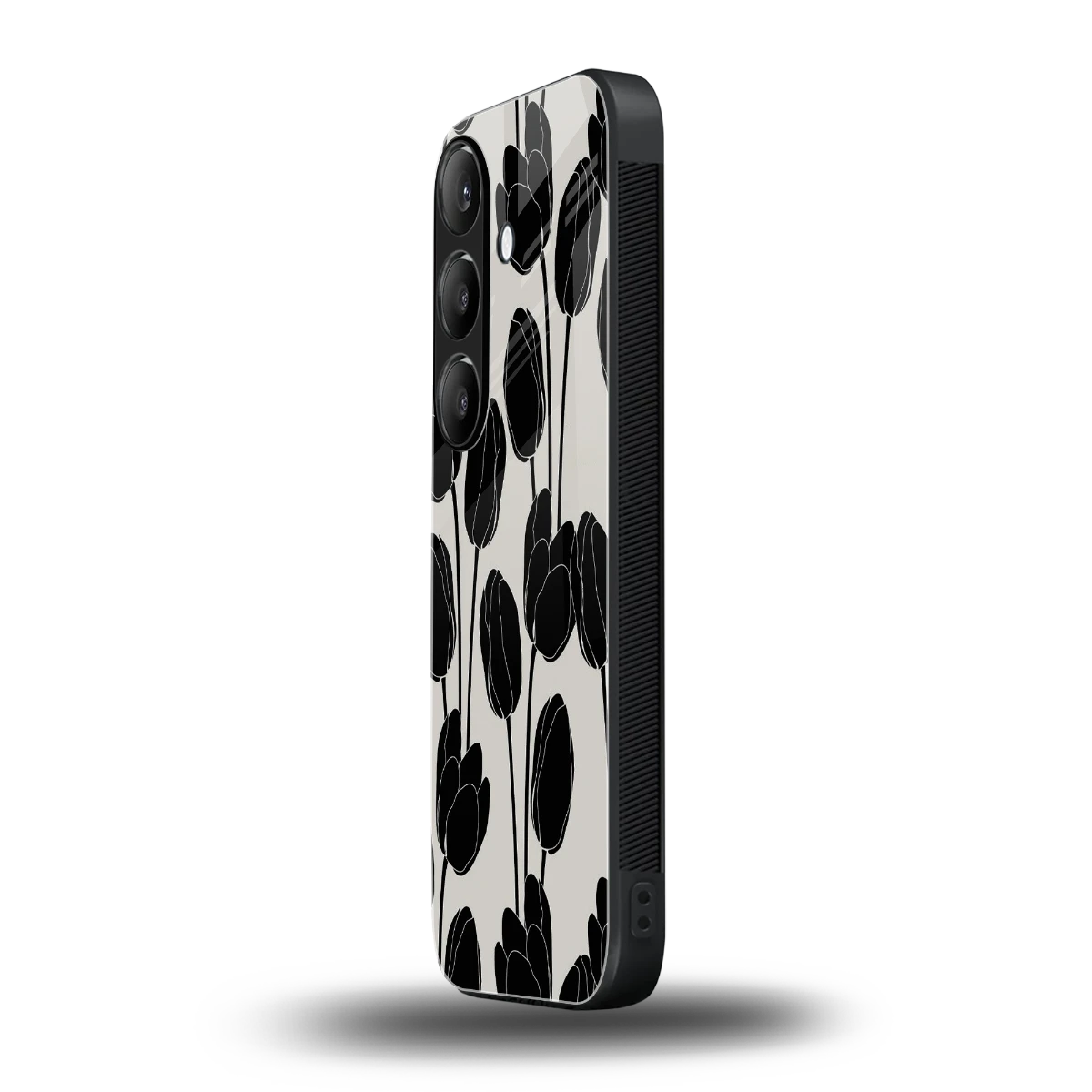 Midnight Rose samsung galaxy s24 plus mobile cover | shockproof glass phone case