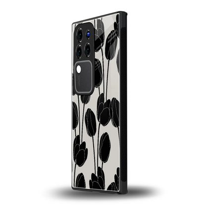 Midnight Rosevivo v30 pro mobile cover | shockproof glass phone case