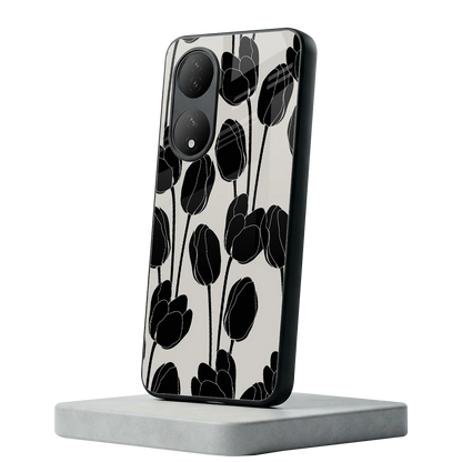 Midnight Rose Vivo-y100 mobile cover | shockproof glass phone case