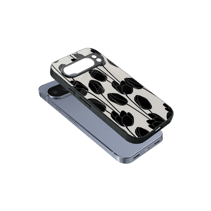 Midnight Rose sleek google pixel 10 pro cover with tempered glass back and TPU edges