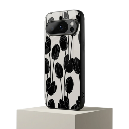 Midnight Rose google pixel 10 pro mobile cover | shockproof glass phone case