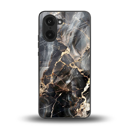 Midnight Veins back phone cover | glass case for oneplus nord ce5 5g