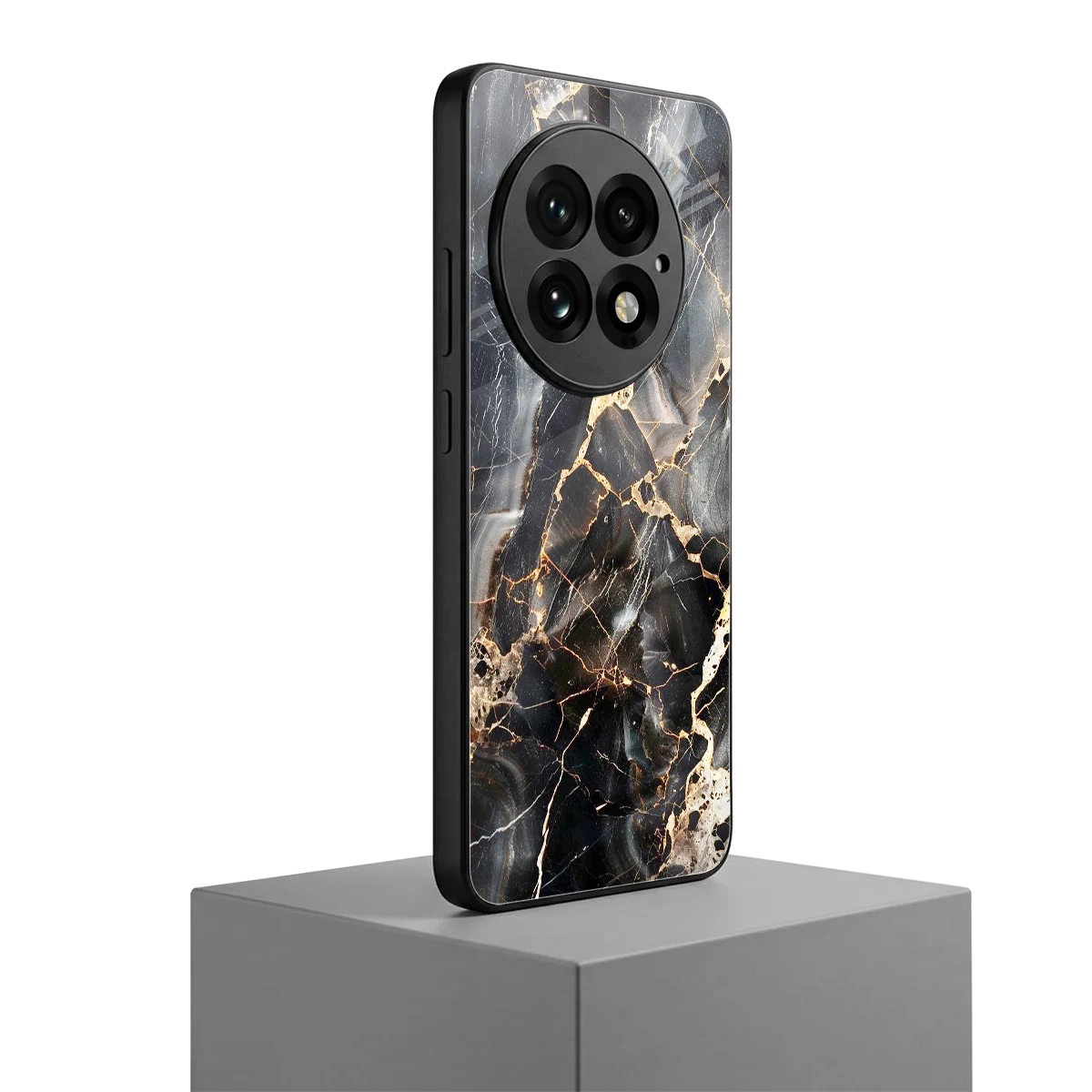 Midnight Veins oneplus 13 mobile cover | shockproof glass phone case