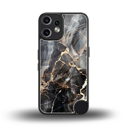 Midnight Veins back phone cover | glass case for cmf nothing phone 2 pro