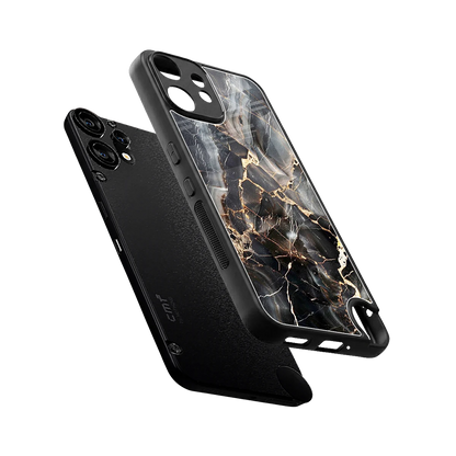 Midnight Veins sleek cmf nothing phone 2 pro cover with tempered glass back and TPU edges