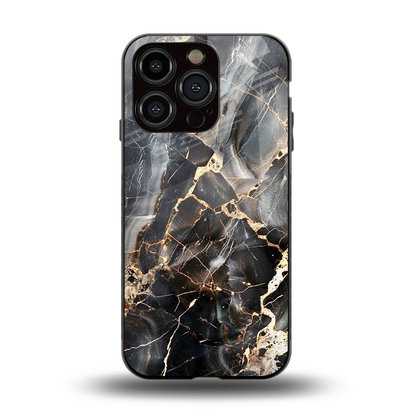 Midnight Veins back phone cover | glass case for iphone 12 pro