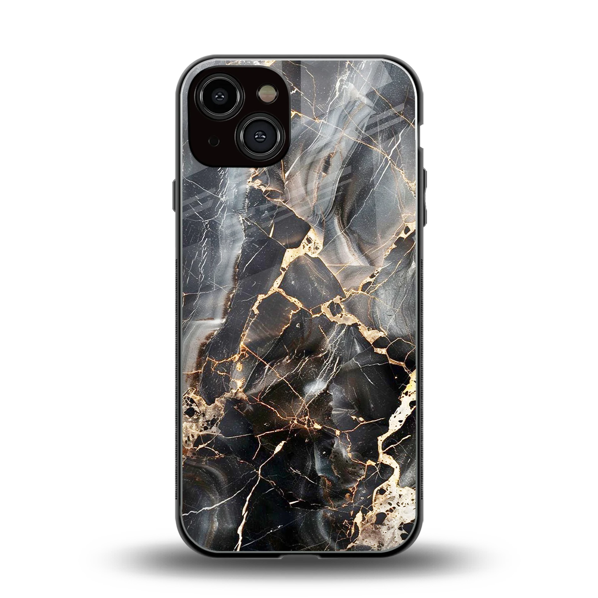 Midnight Veins back phone cover | glass case for iphone 14