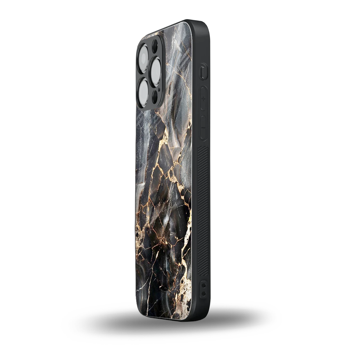 Midnight Veins iphone 15 pro max mobile cover | shockproof glass phone case