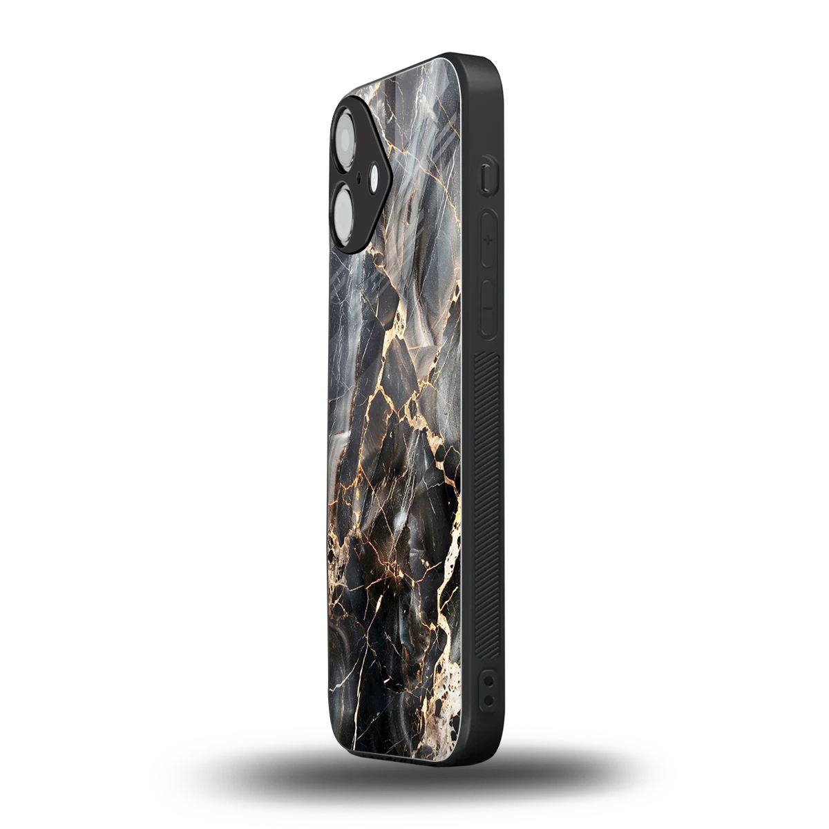 Midnight Veins iphone 16 plus mobile cover | shockproof glass phone case