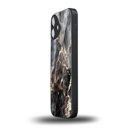 Midnight Veins iphone 16 plus mobile cover | shockproof glass phone case