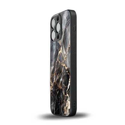 Midnight Veins iphone 16 pro mobile cover | shockproof glass phone case