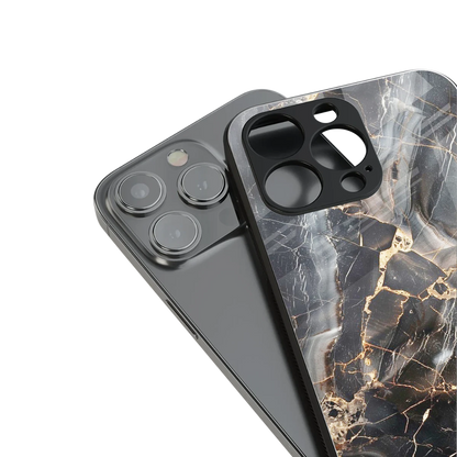 Midnight Veins stylish phone case for iphone 12 | glossy glass and slim fit