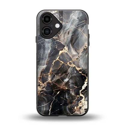Midnight Veins Phone Case for Iphone 16 | Glass Case