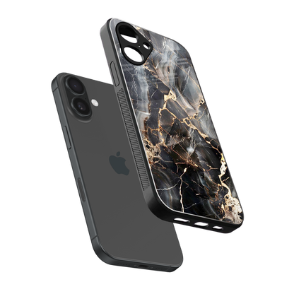 Midnight Veins Phone Case for Iphone 16 | Glass Case
