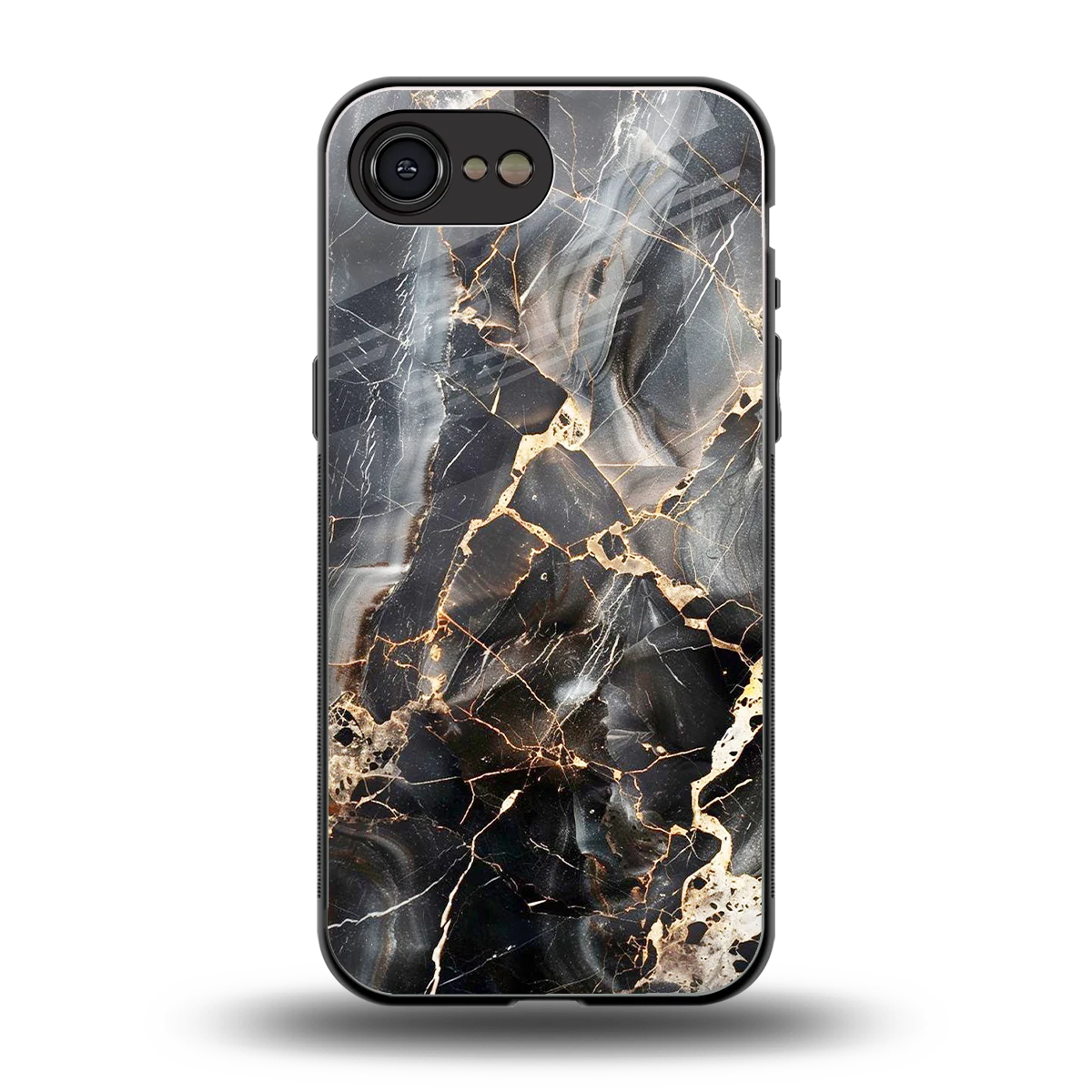Midnight Veins back phone cover | glass case for iphone 16e