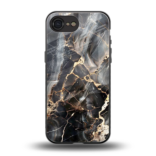 Midnight Veins back phone cover | glass case for iphone 16e