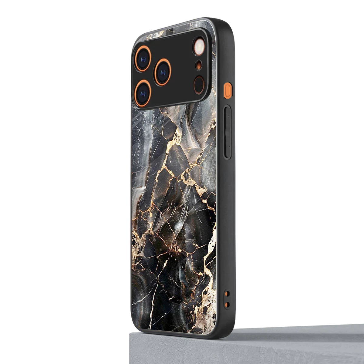 Midnight Veins iphone 17 pro mobile cover | shockproof glass phone case