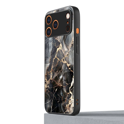 Midnight Veins iphone 17 pro mobile cover | shockproof glass phone case