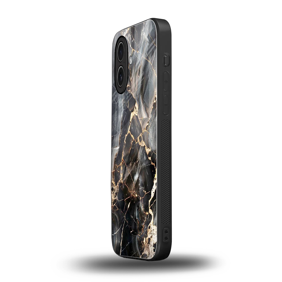 Midnight Veins iphone 17 mobile cover | shockproof glass phone case