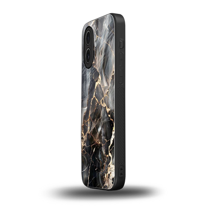 Midnight Veins iphone 17 mobile cover | shockproof glass phone case
