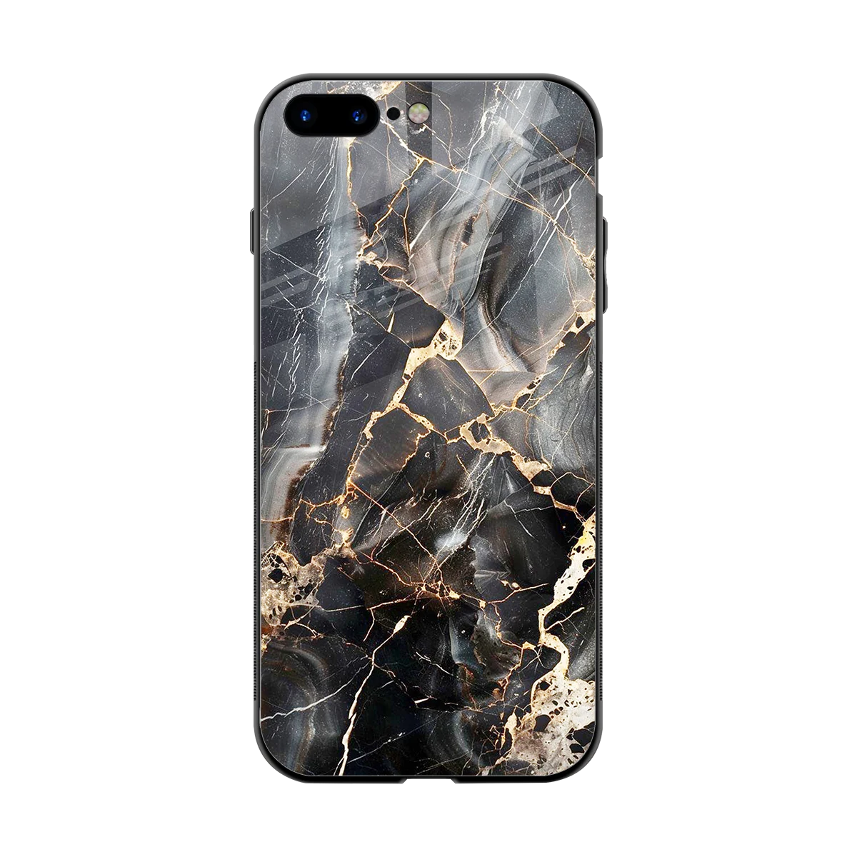 Midnight Veins back phone cover | glass case for iphone 8 plus