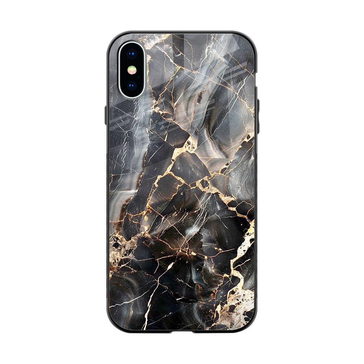 Midnight Veins back phone cover | glass case for iphone x