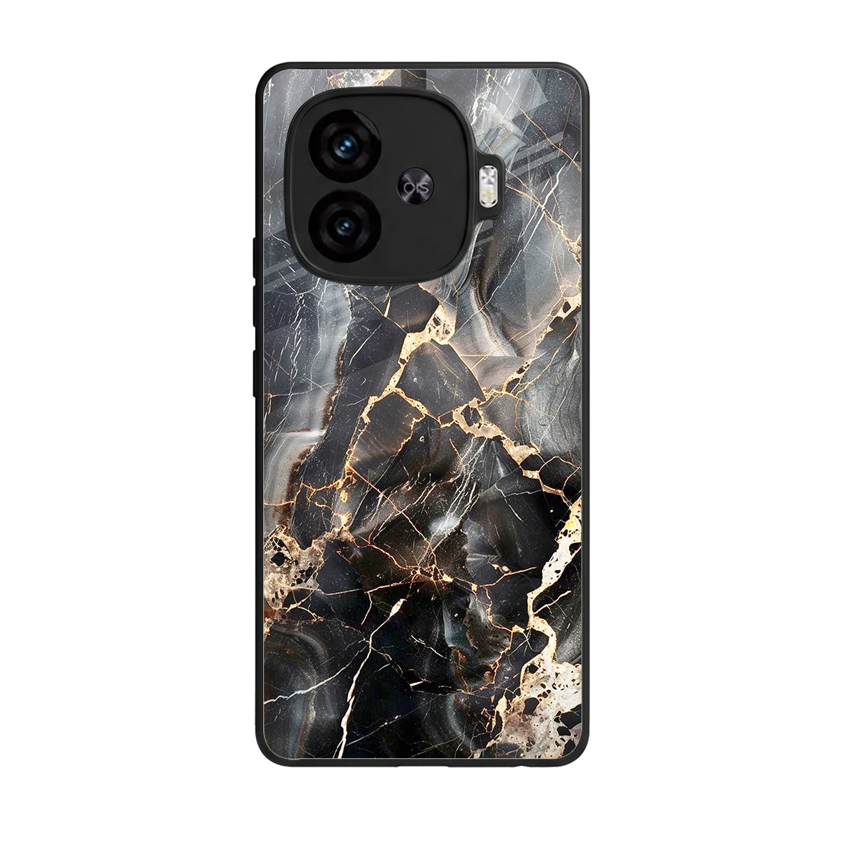 Midnight Veins back phone cover | glass case for iqoo neo 10r 5g