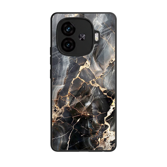 Midnight Veins back phone cover | glass case for iqoo neo 10r 5g