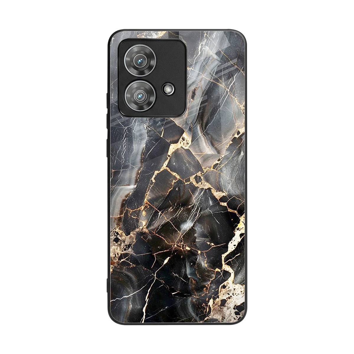 Midnight Veins back phone cover | glass case for motorola edge 40 neo 5g
