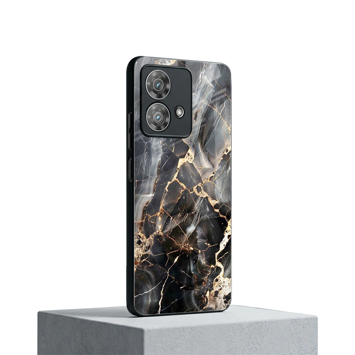 Midnight Veins motorola edge 40 neo 5g mobile cover | shockproof glass phone case