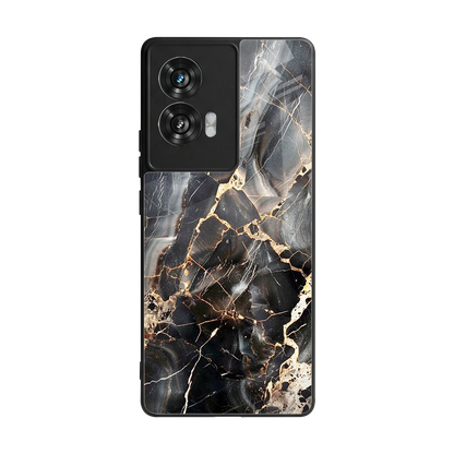 Midnight Veins back phone cover | glass case for motorola edge 50 fusion