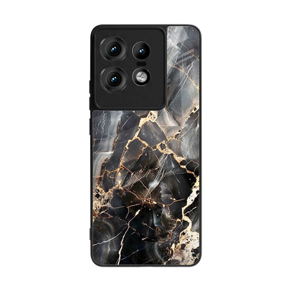 Midnight Veins back phone cover | glass case for motorola edge 50 pro