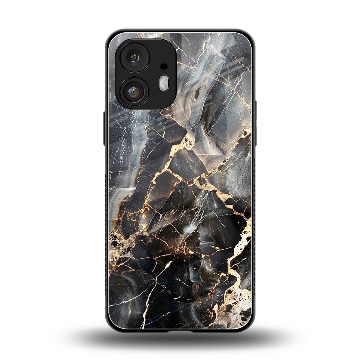 Midnight Veins back phone cover | glass case for nothing phone 2