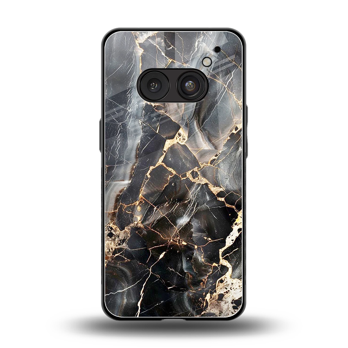 Midnight Veins back phone cover | glass case for nothing phone 2a plus