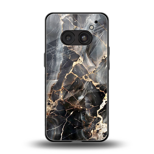 Midnight Veins back phone cover | glass case for nothing phone 2a plus