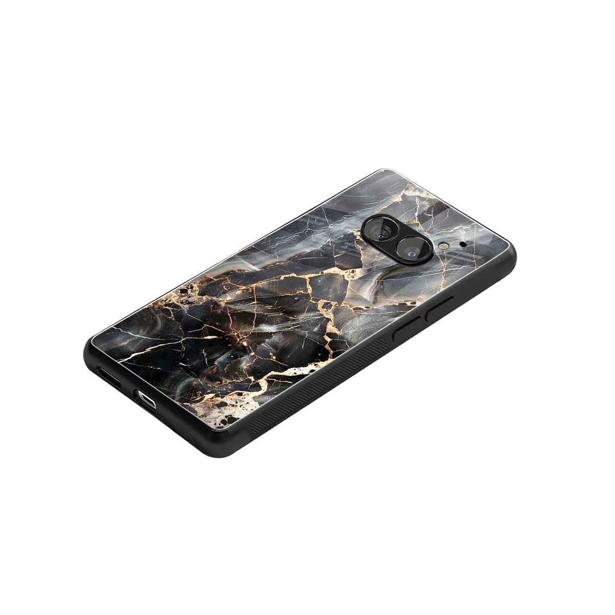Midnight Veins stylish phone case for nothing phone 2a plus | glossy glass and slim fit
