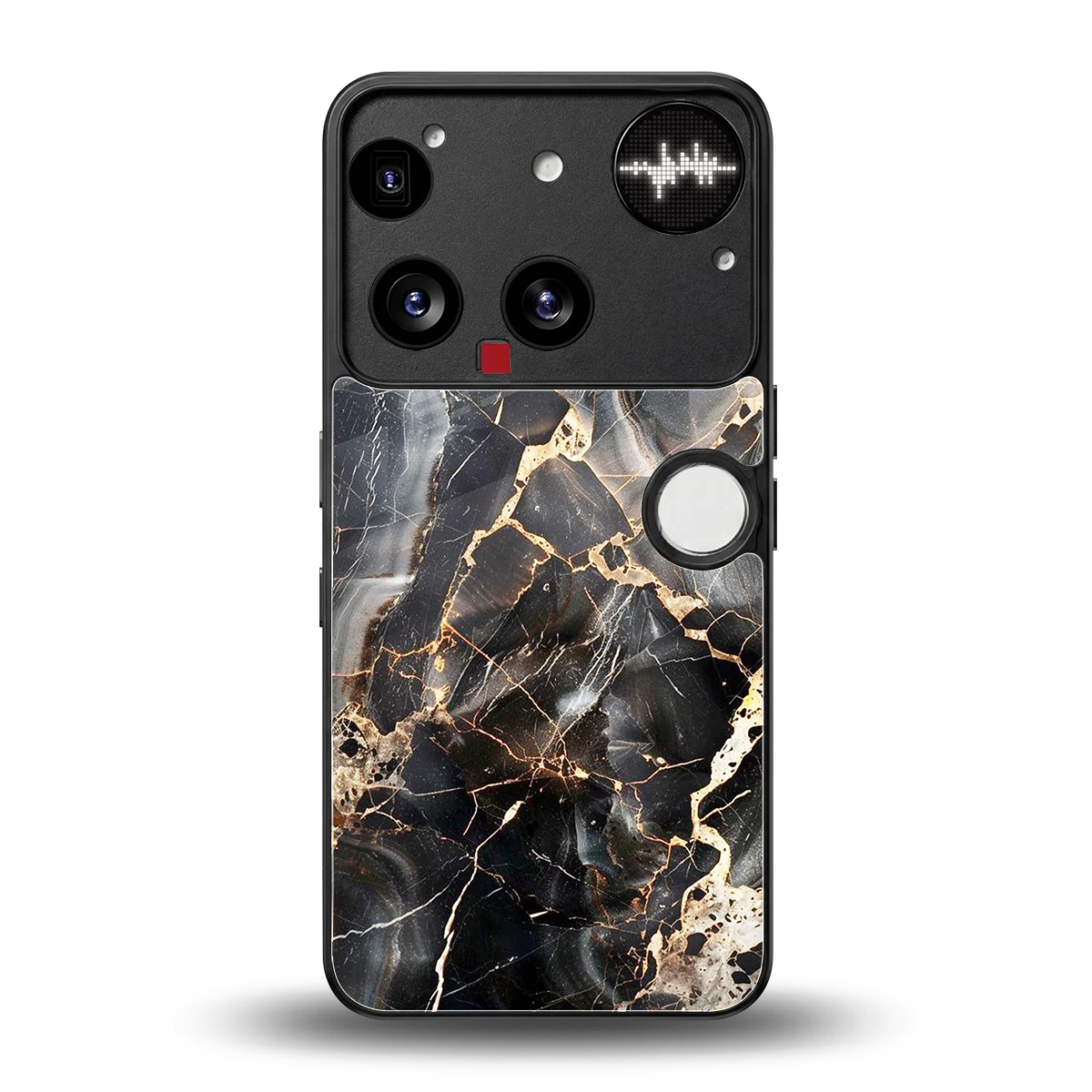 Midnight Veins back phone cover | glass case for nothing phone 3