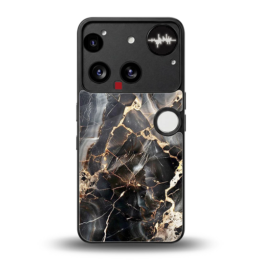 Midnight Veins back phone cover | glass case for nothing phone 3