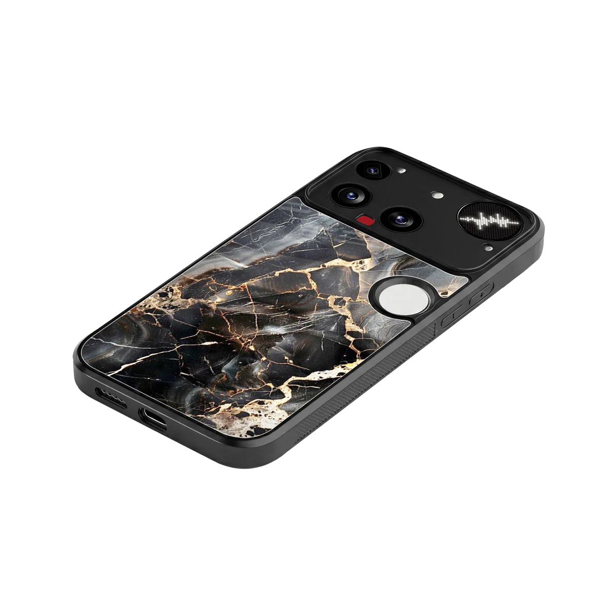 Midnight Veins stylish phone case for nothing phone 3 | glossy glass and slim fit