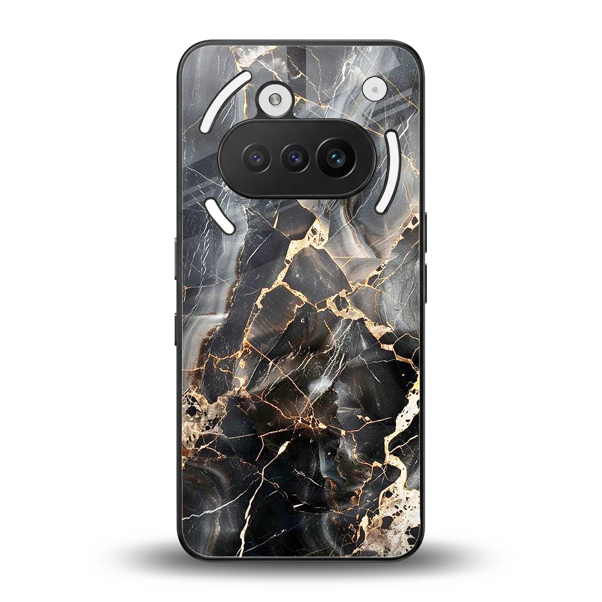 Midnight Veins back phone cover | glass case for nothing phone 3a