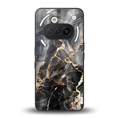 Midnight Veins back phone cover | glass case for nothing phone 3a